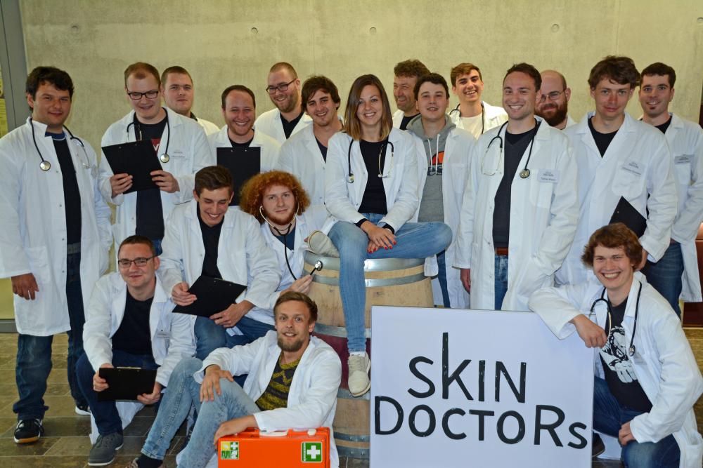 SkinDoctors Gruppe - die Studierenden der W2